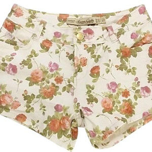 Zara Women’s  Floral Stretch Shorts Size: 4